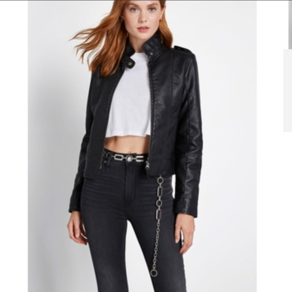 Jack by BB Dakota vegan leather jacket